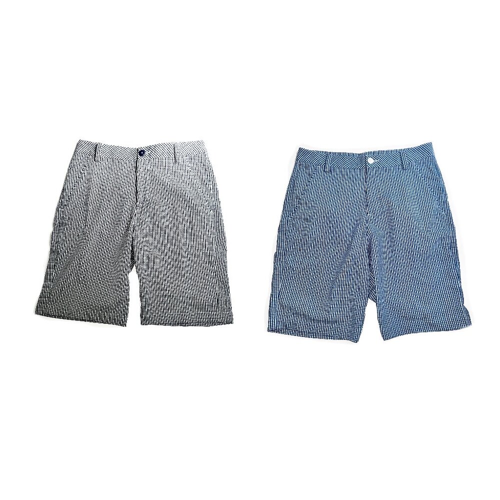 MENS PLAID PUMA SHORTS BUNDLE - 2 PACK - 30W